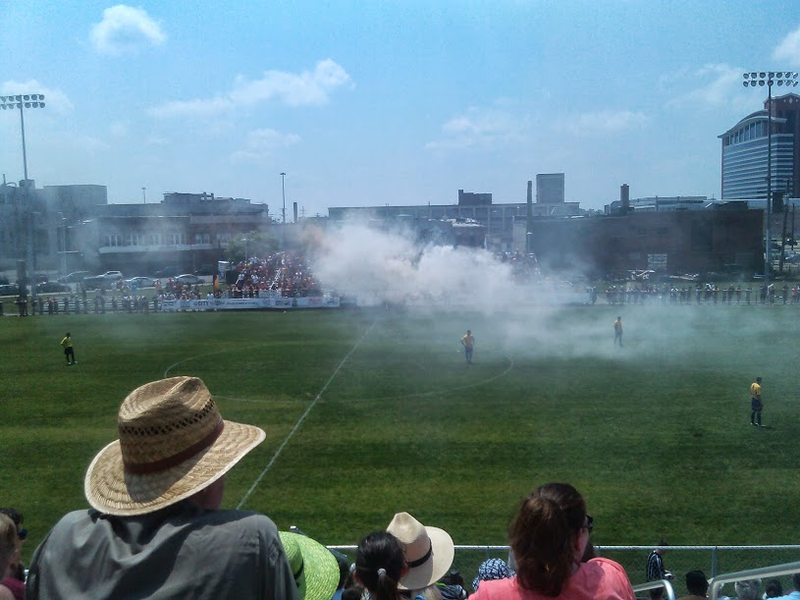 Illustration for article titled I Went To A Minor League Soccer Game And A Wedding Broke Out